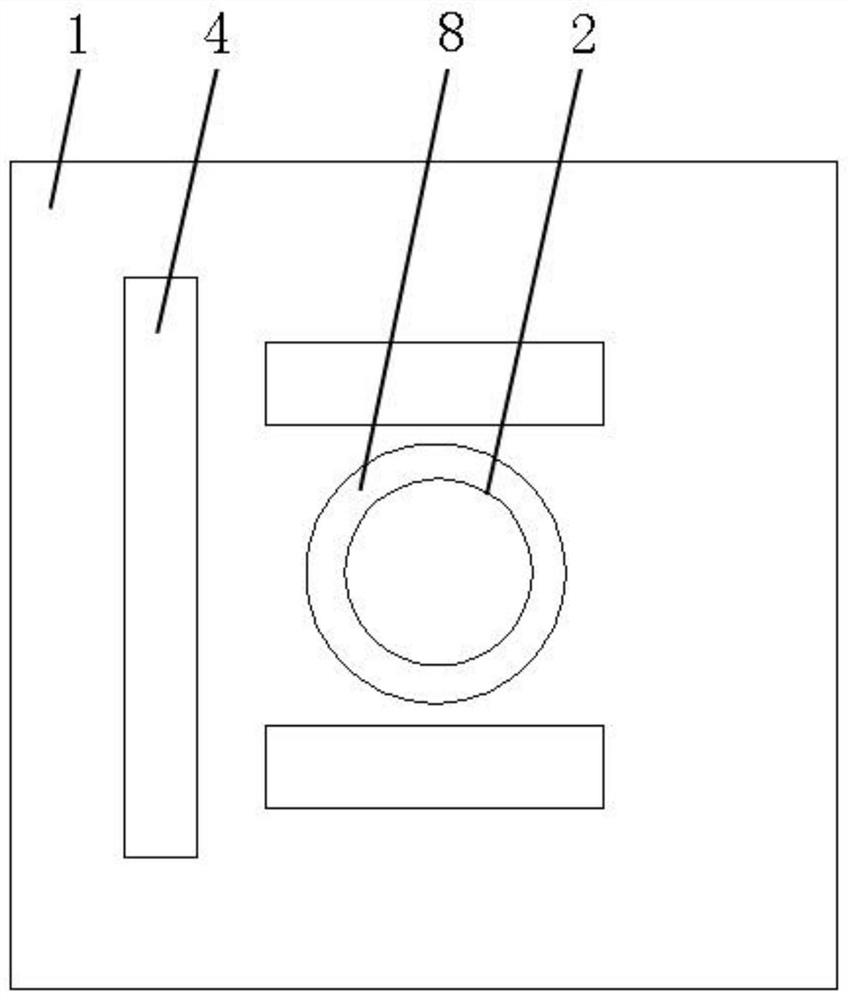 Server, control key and magnetic induction triggering structure