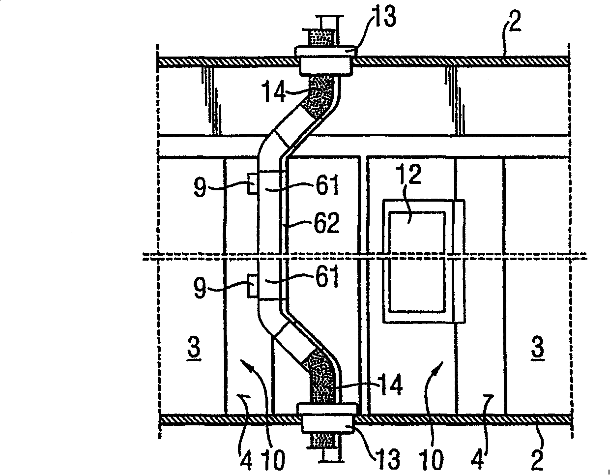 Floating structure and method for producing said floating structure comprising prefabricated room units and a method of forming prefabricated room units and said prefabricated room units