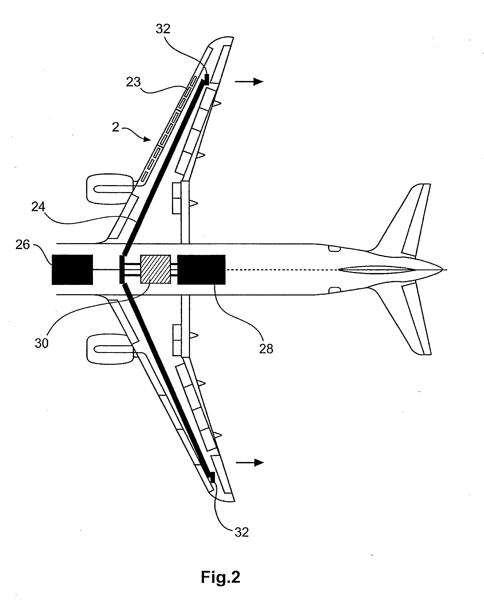 De-icing system for an aircraft