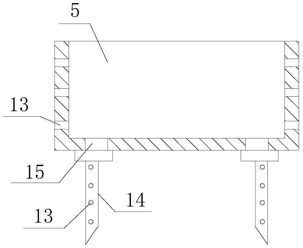 Building foundation pit slope protection system and method