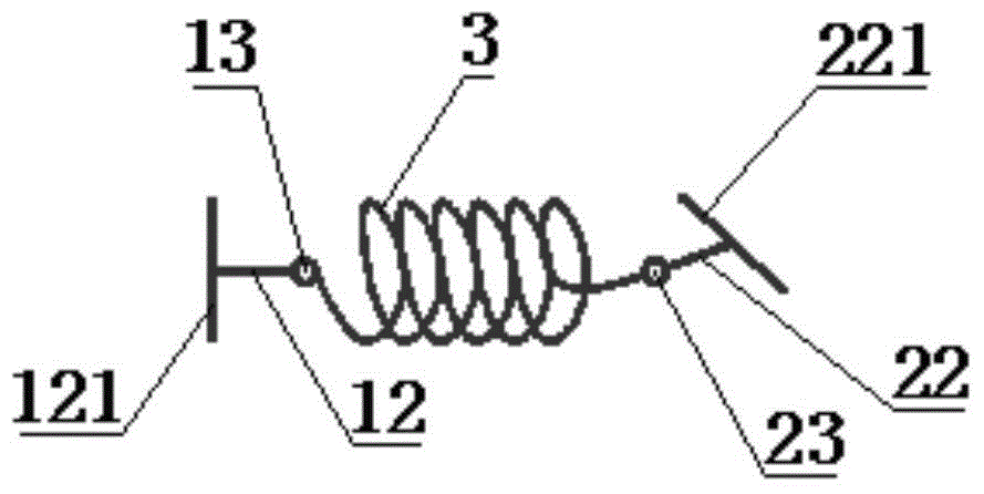 Connecting device for floating bodies on water