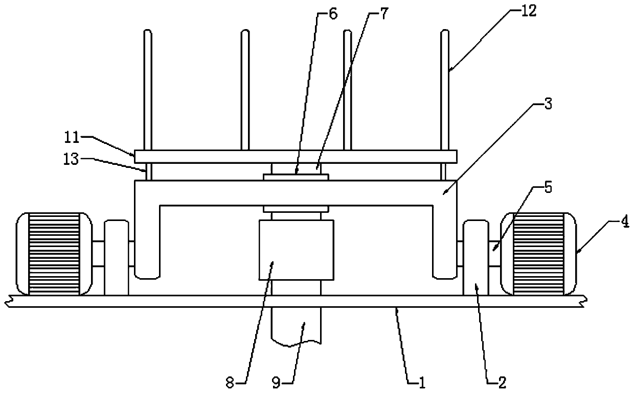 Strut-unfolding device for corrugated box