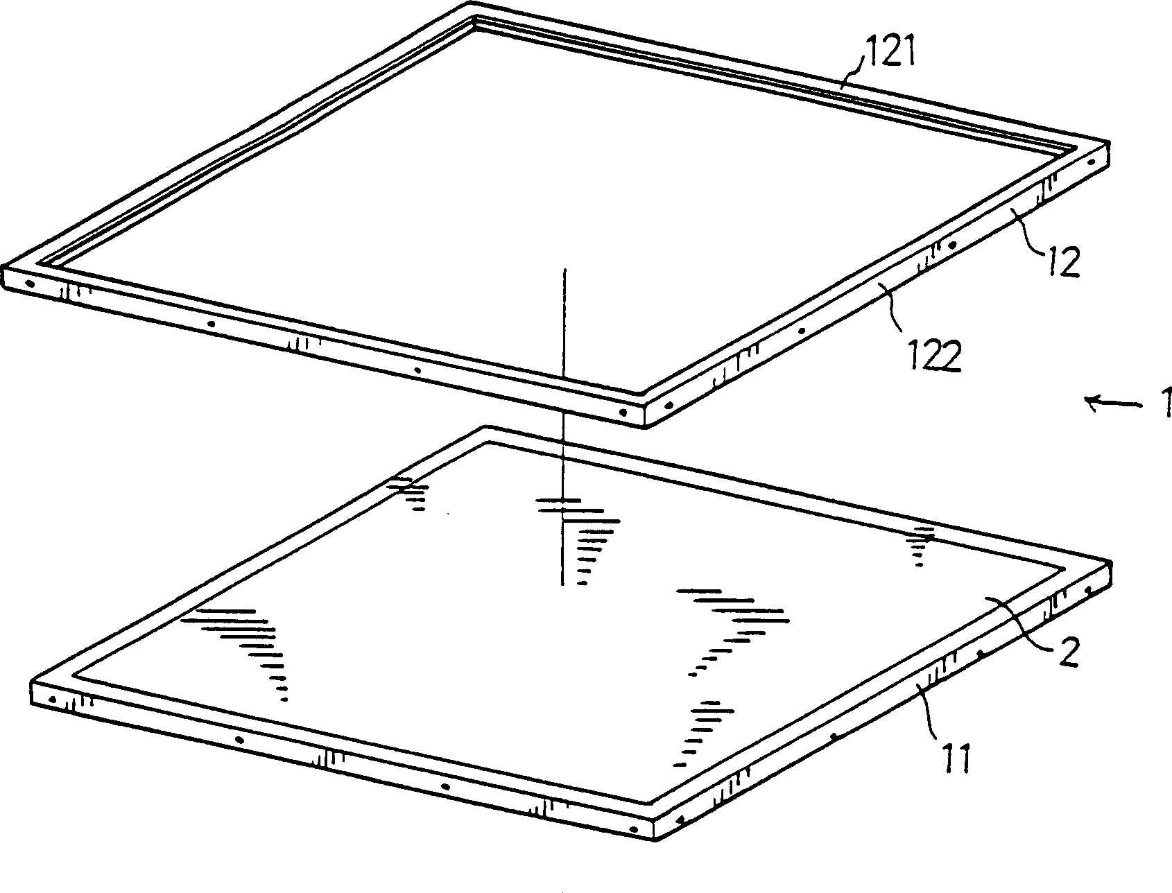 Liquid crystal display and its fixed frame