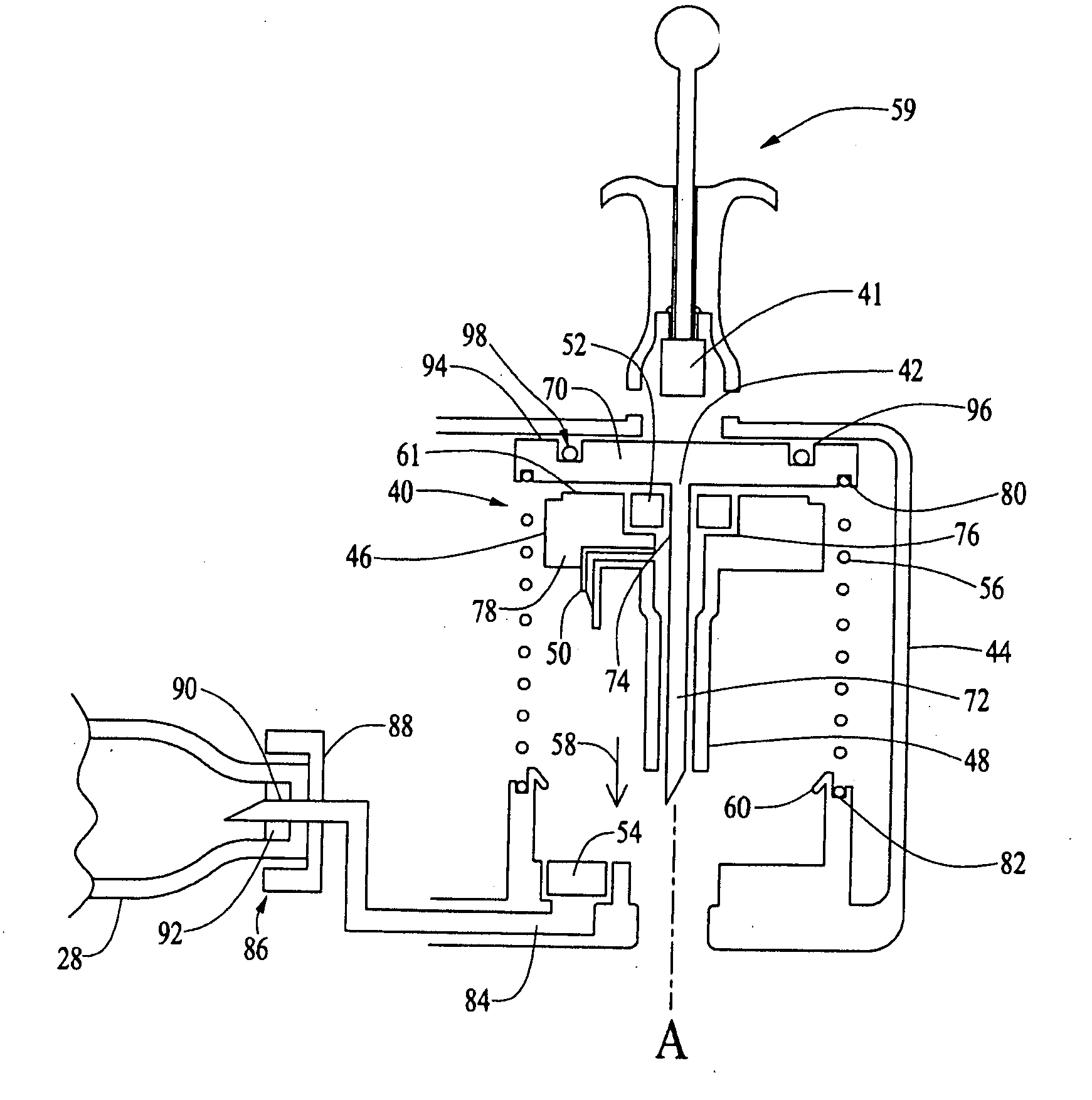 Infusion medium delivery system, device and method with needle inserter and needle inserter device and method