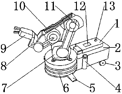 High-precision mechanical arm used for industrial control