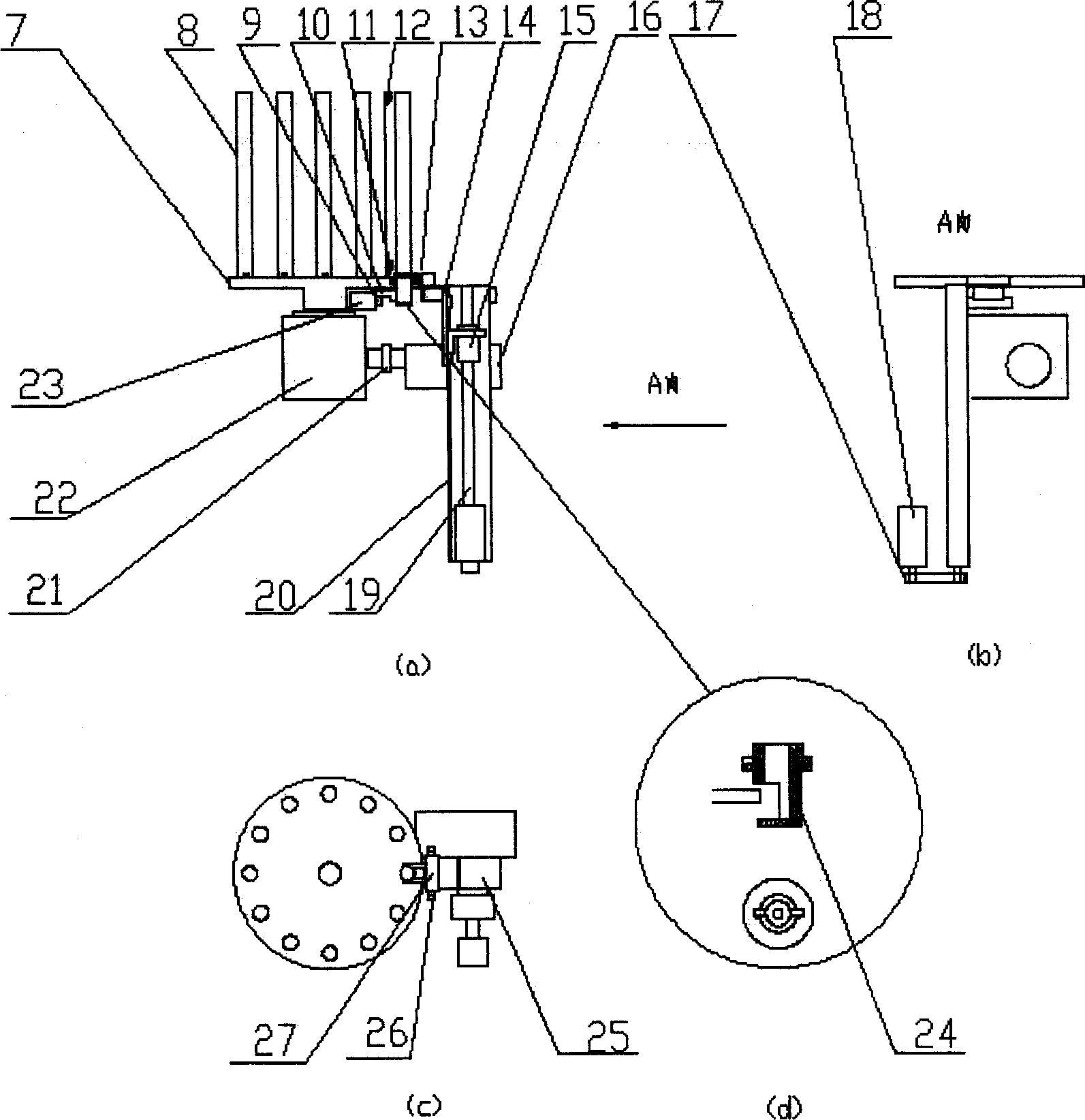 Automatic detection device for magnetic loop image