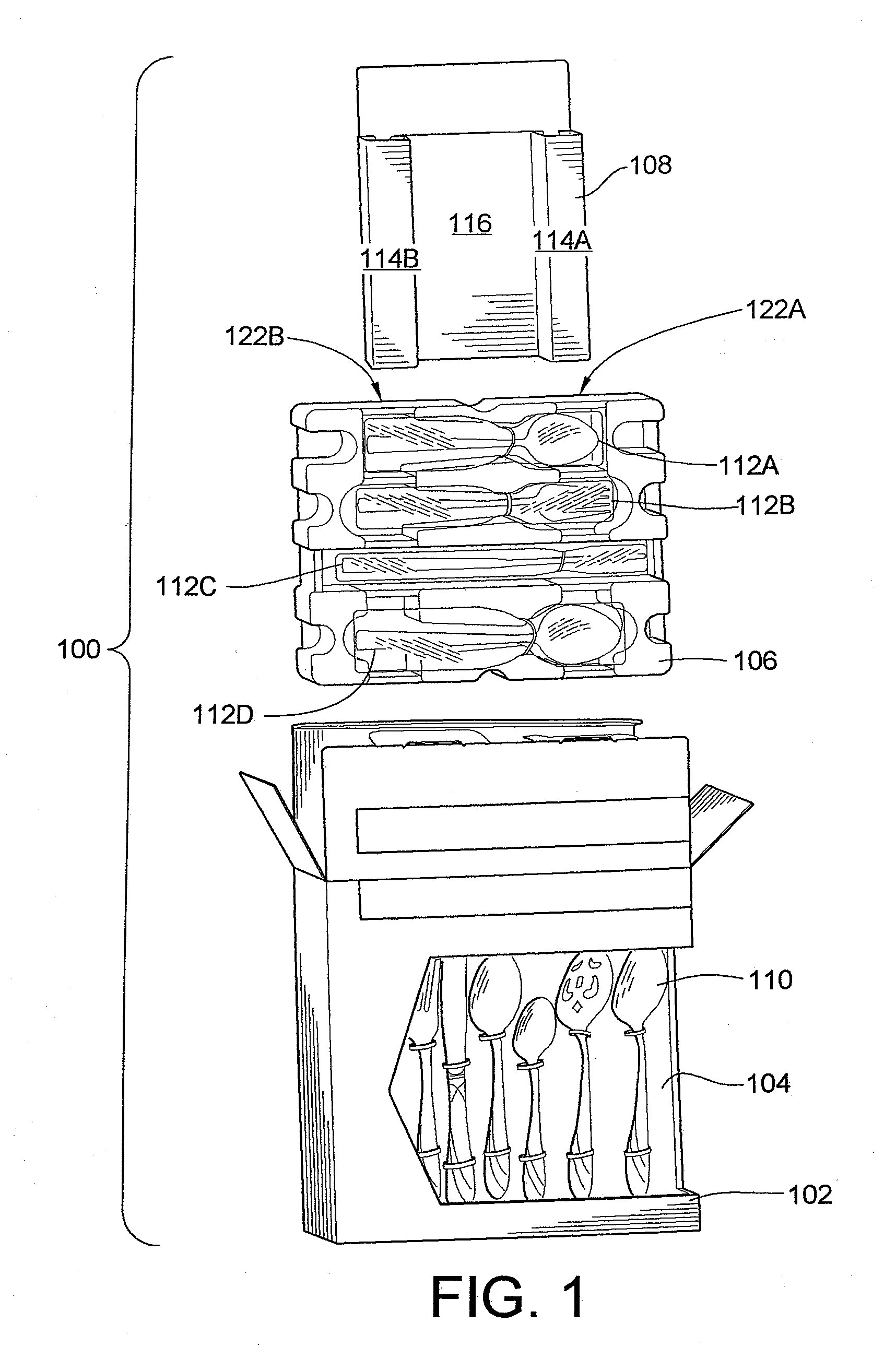Packaging System and Method for Flatware and the Like
