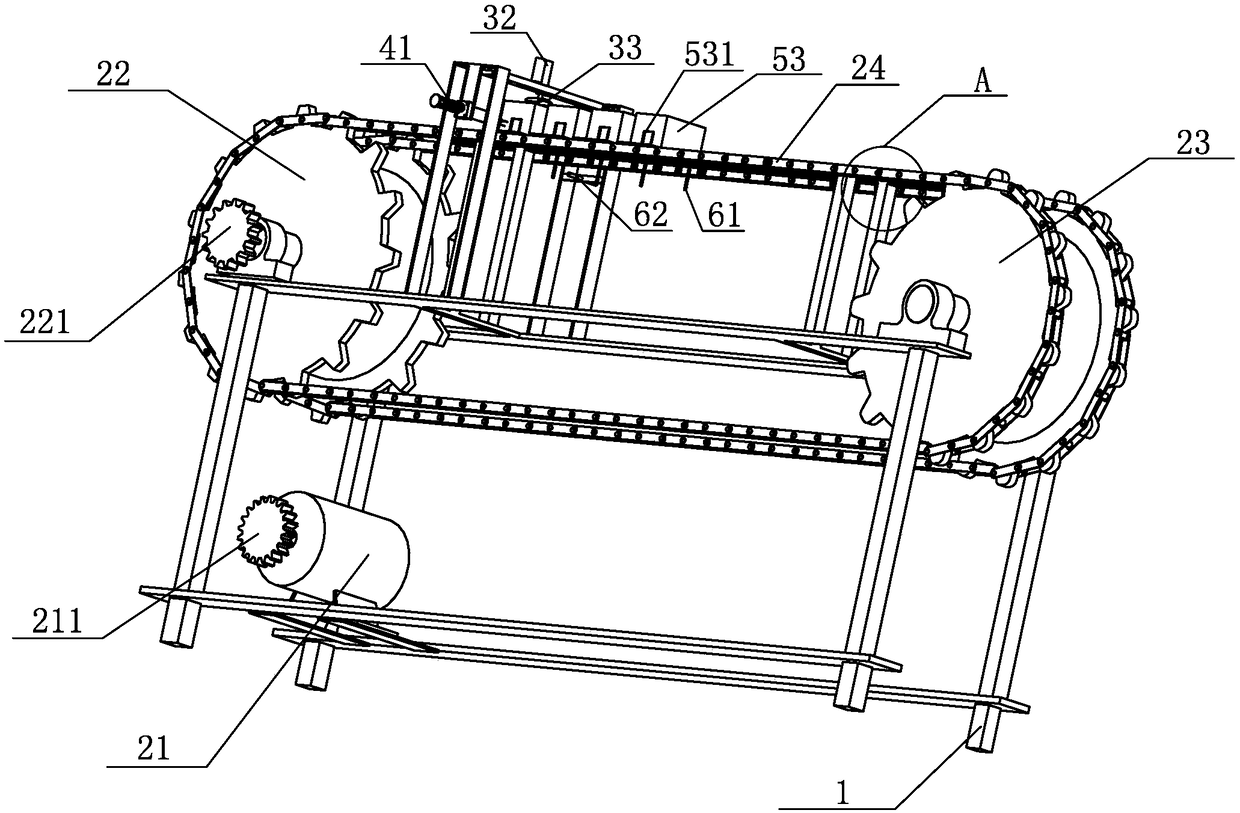 A kind of depitting device for depitting peaches