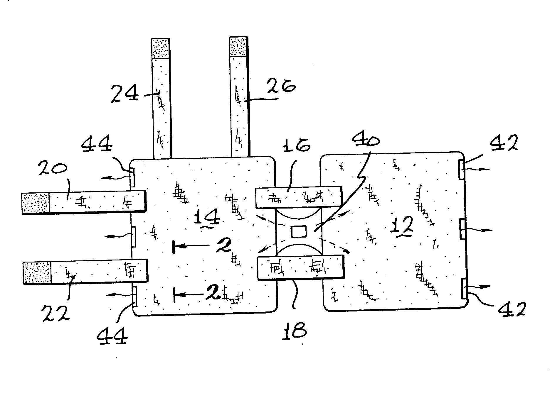 Temperature conditioning apparatus for the trunk of a human body