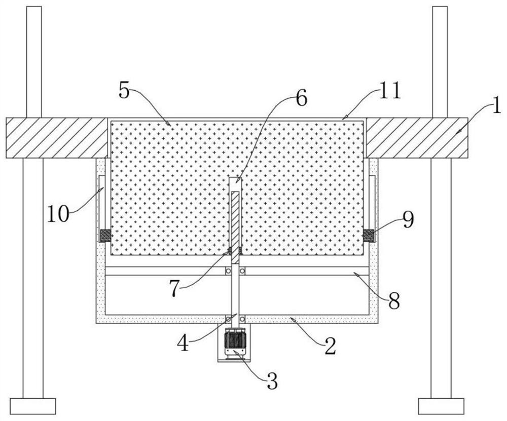 Support device for critical ultrasonic examination