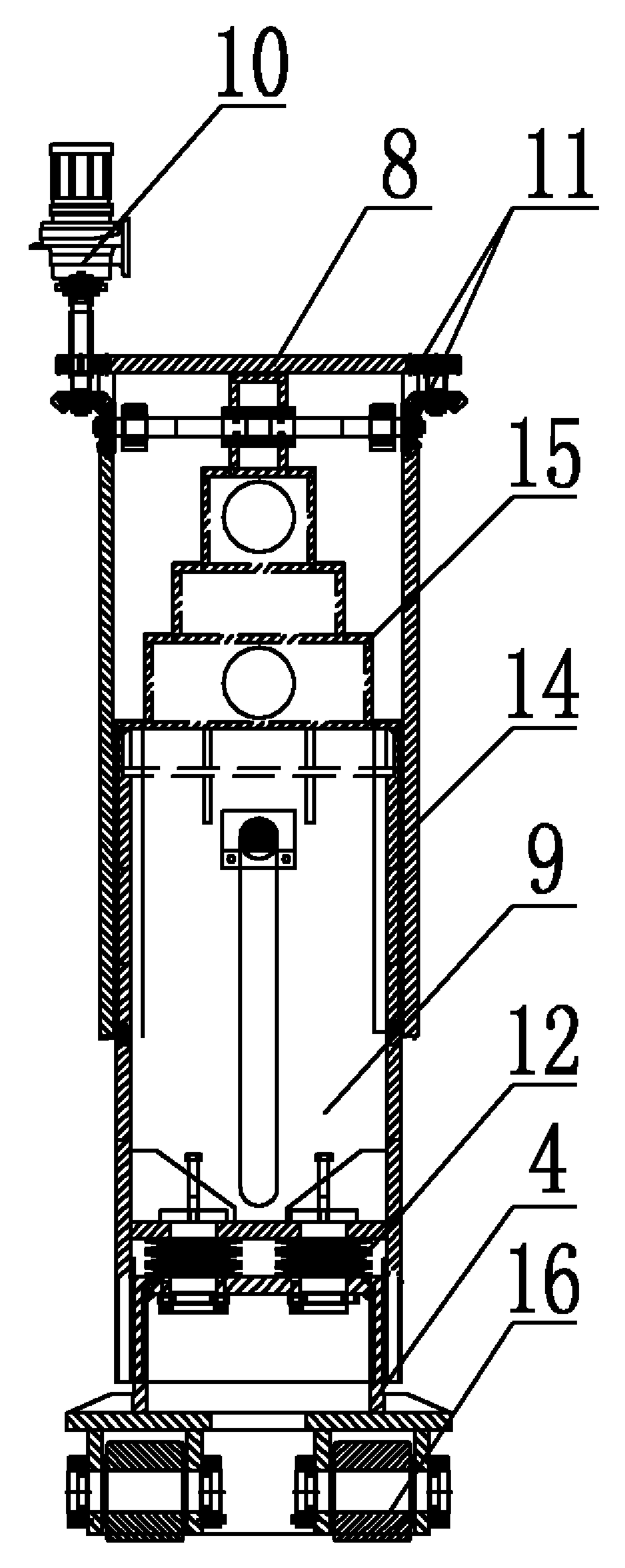 Slab clamp and distance device thereof