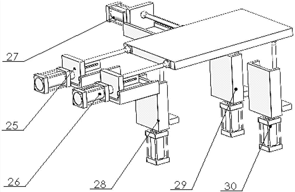 Fan speed-increasing gearbox test bed capable of achieving pose controlling and spindle loading