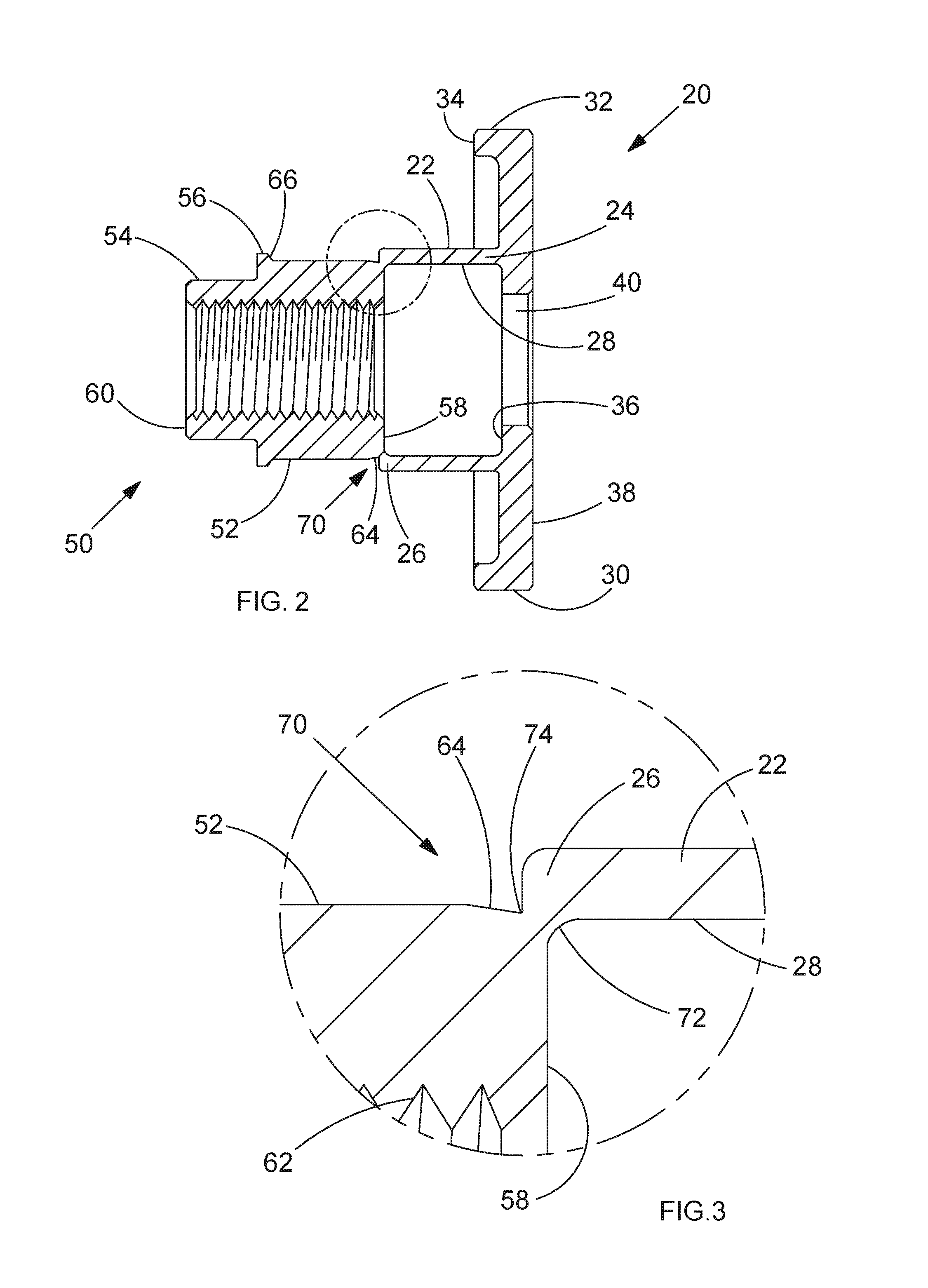 Device for Fixing an Electrical Connection Terminal to a Support