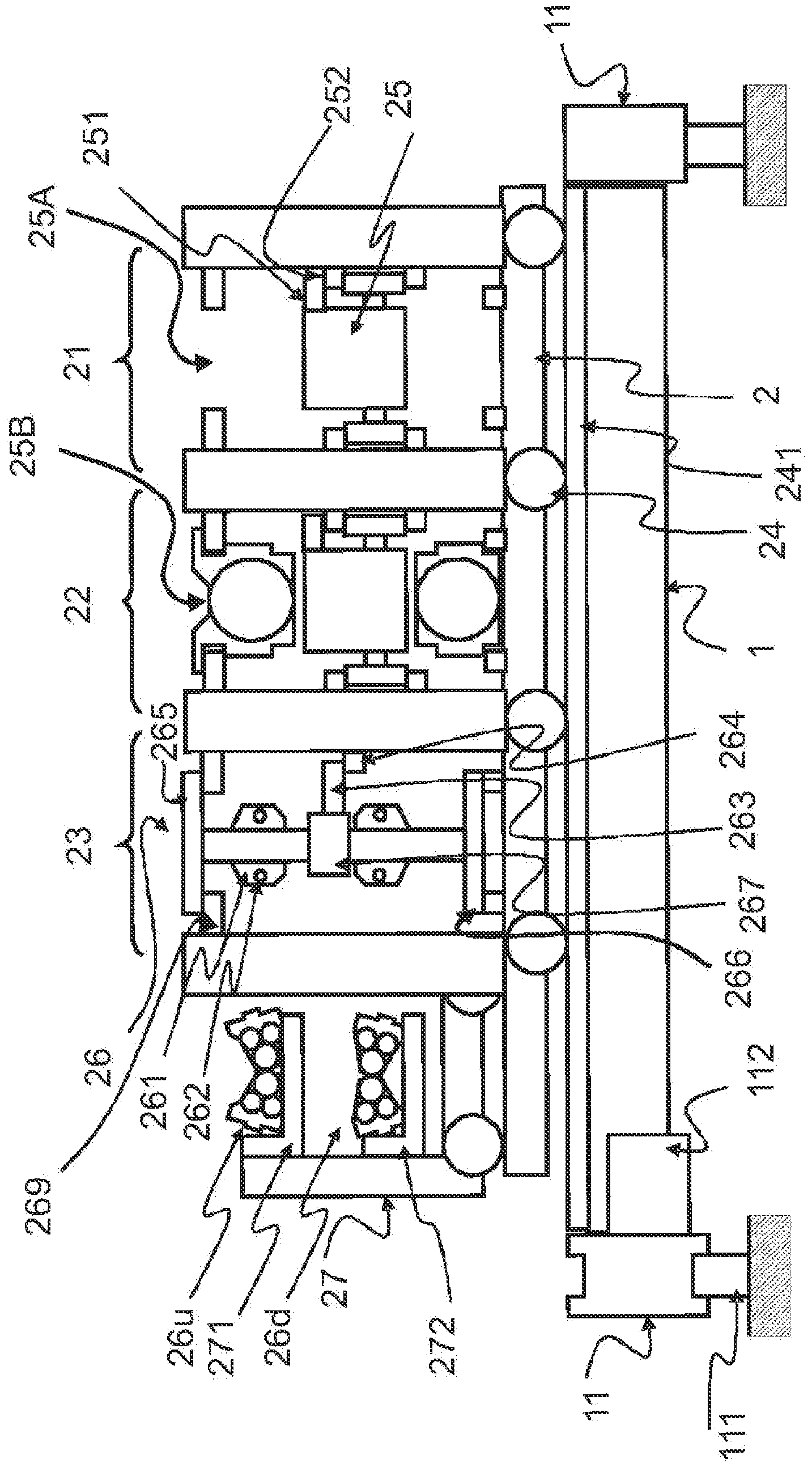 Equipment and method for changing cylinders and/or clusters of a roll stand
