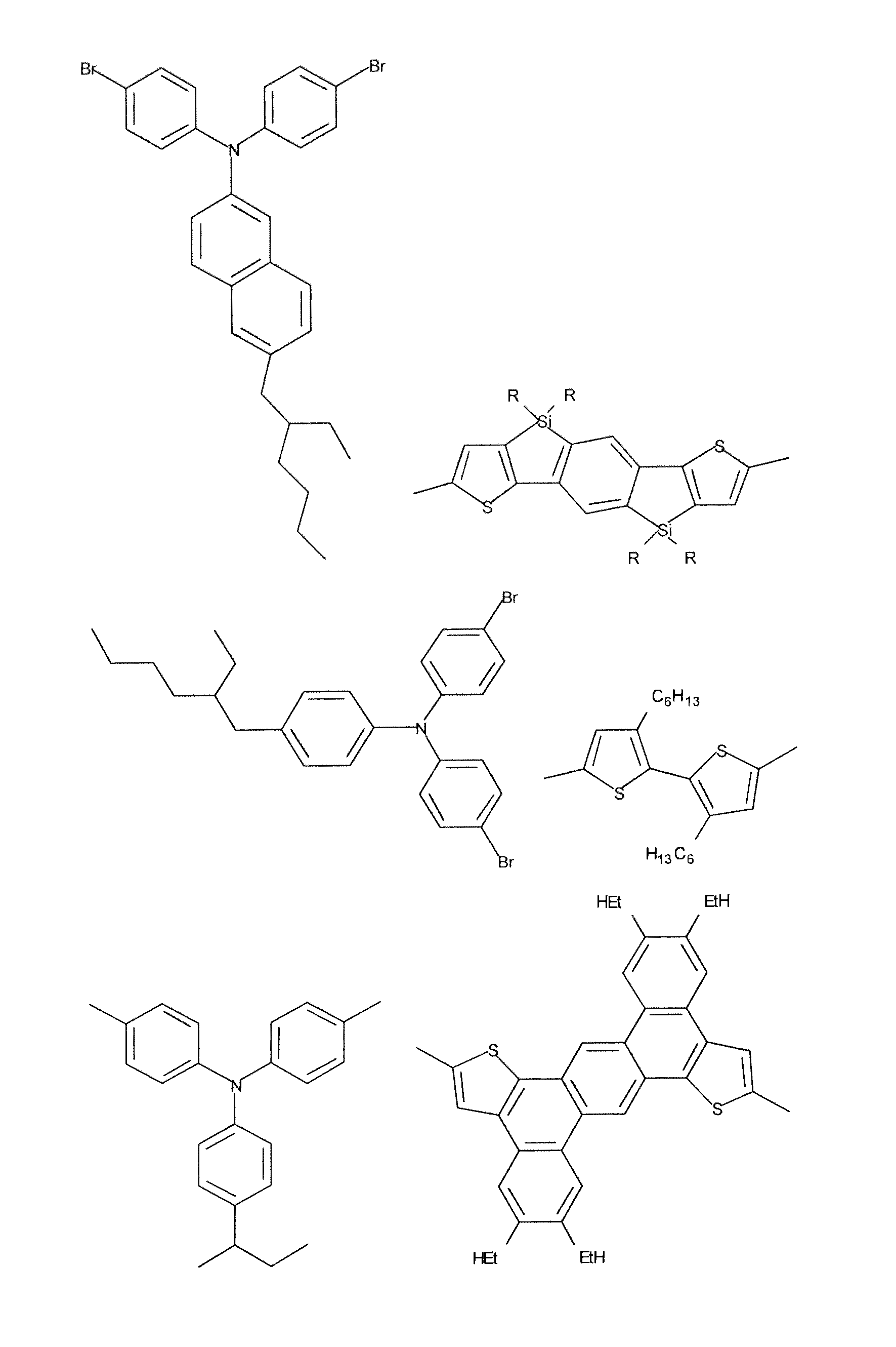 Organic electronic devices and polymers, including photovoltaic cells and diketone-based and diketopyrrolopyrrole-based polymers
