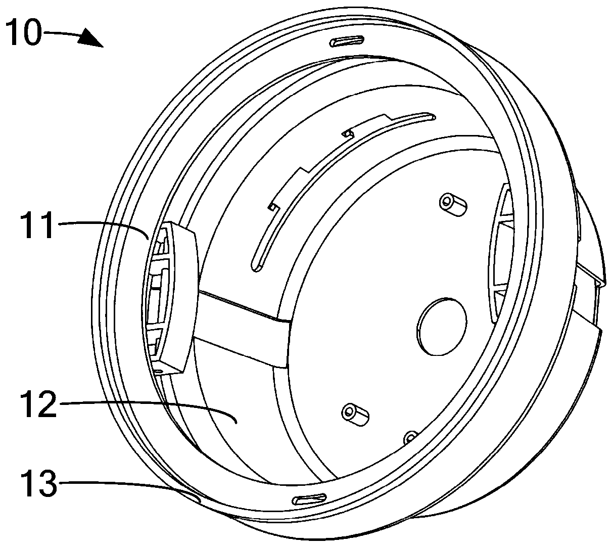 Hub clamping device