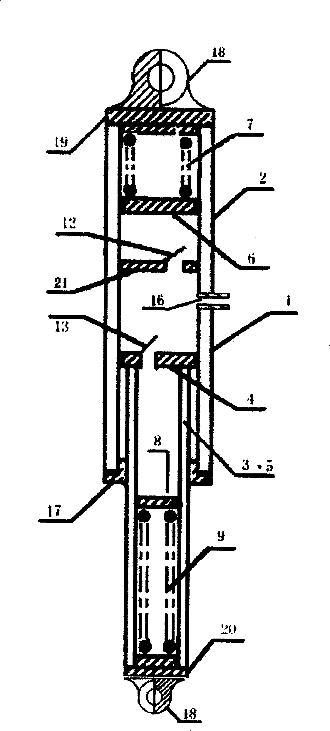 Hydraulic bidirection return stroke damper