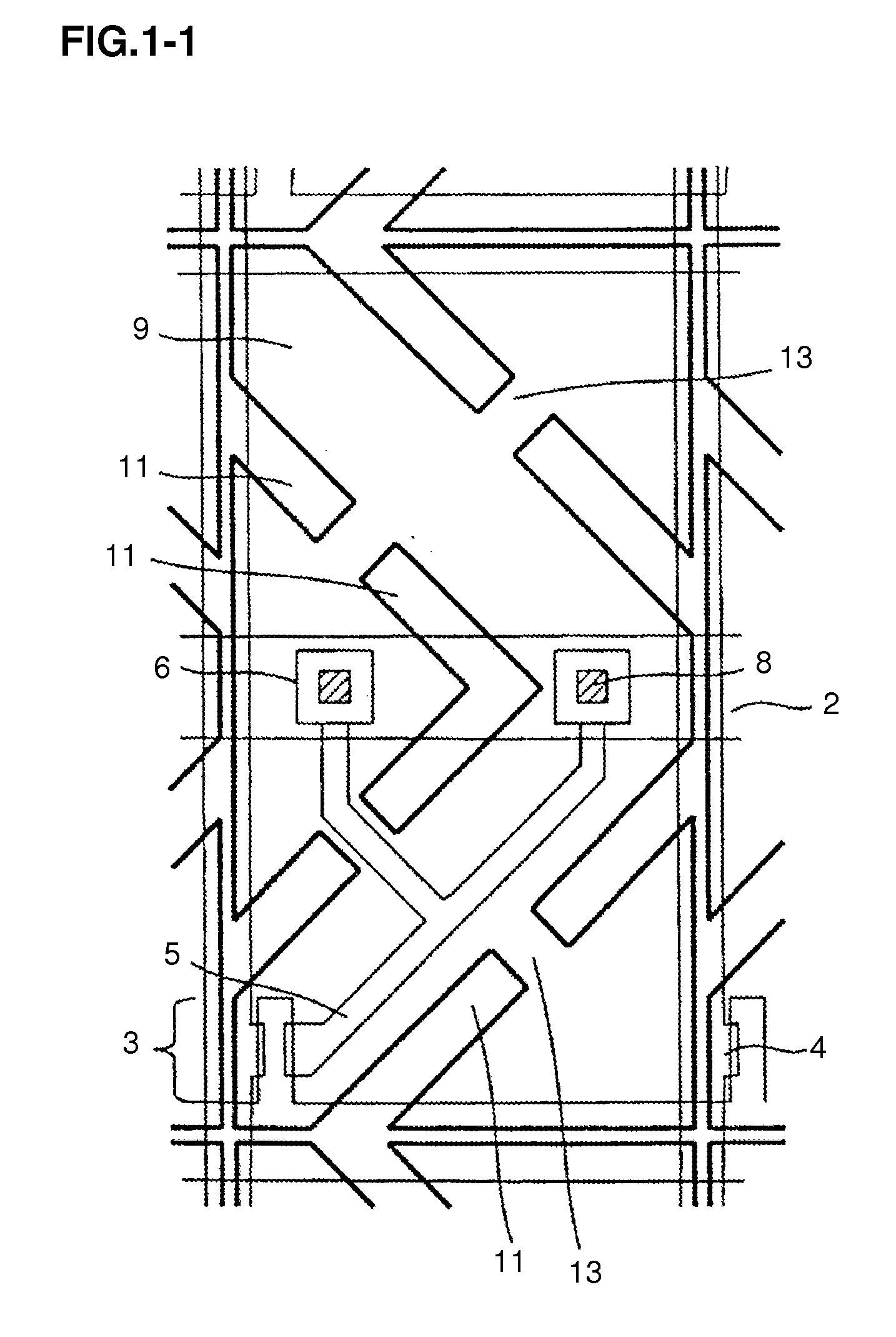 Substrate for a display device, a method for repairing the same, a method for repairing a display device and a liquid-crystal display device