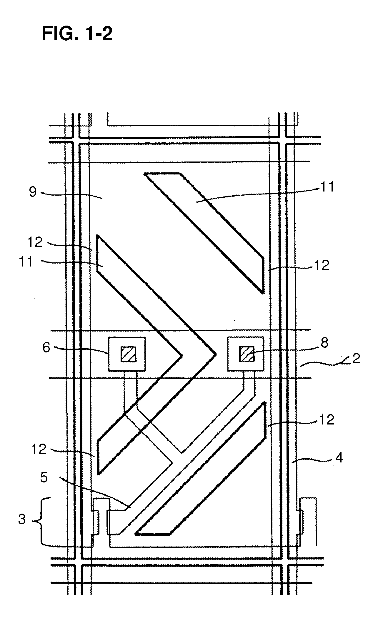 Substrate for a display device, a method for repairing the same, a method for repairing a display device and a liquid-crystal display device