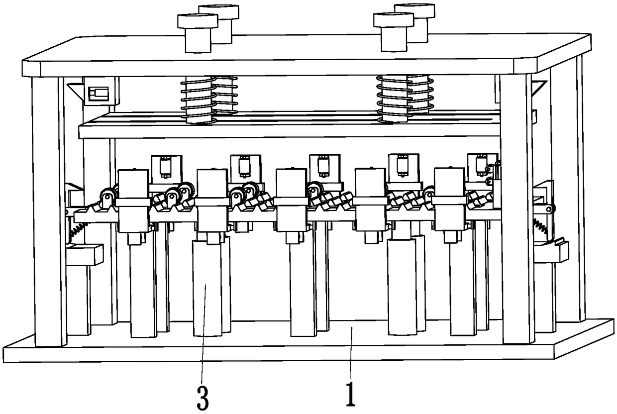 Polyphenyl particle partition board automatic cutting production line and partition board cutting process