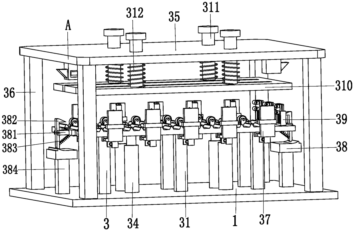 Polyphenyl particle partition board automatic cutting production line and partition board cutting process