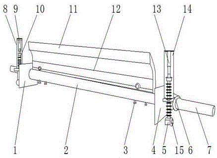 High-neatness belt conveyer head pulley upper sweeper