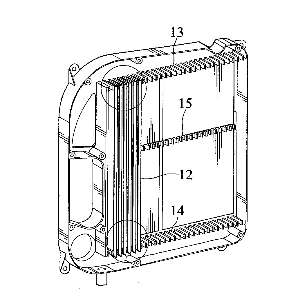 Desiccant wheel dehumidifier and heat exchanger thereof