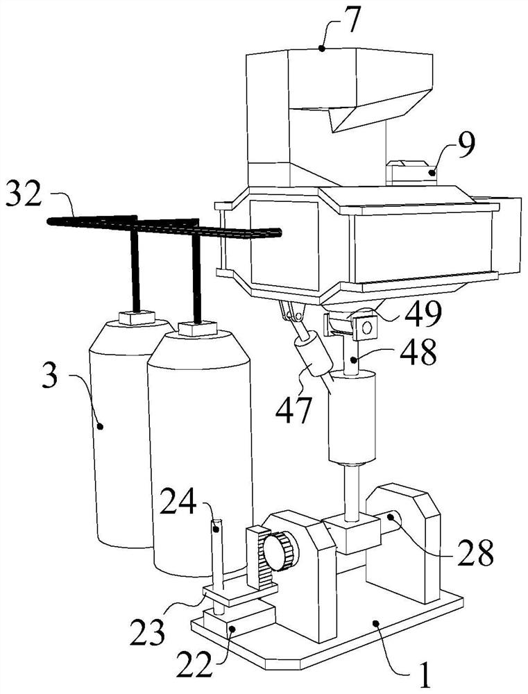 Tunnel fire extinguishing device and magnetic suspension tunnel fire extinguishing system