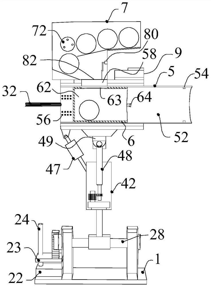 Tunnel fire extinguishing device and magnetic suspension tunnel fire extinguishing system