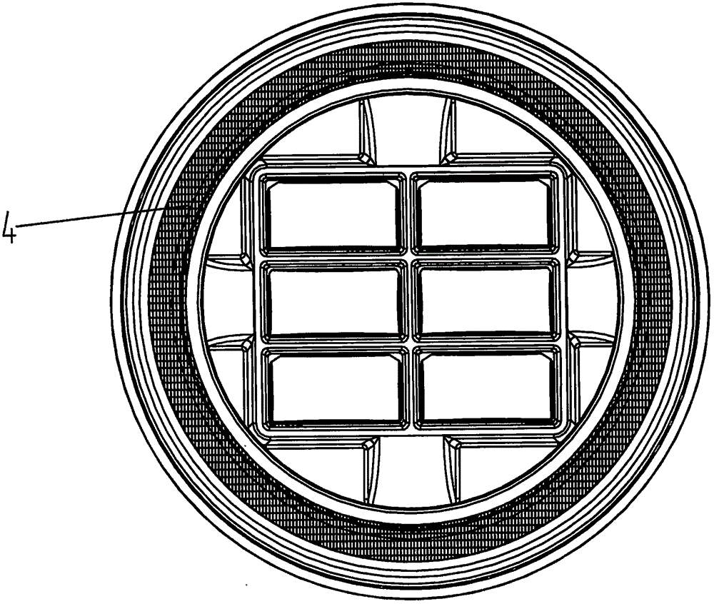 Distance light and passing light integrated headlight assembly