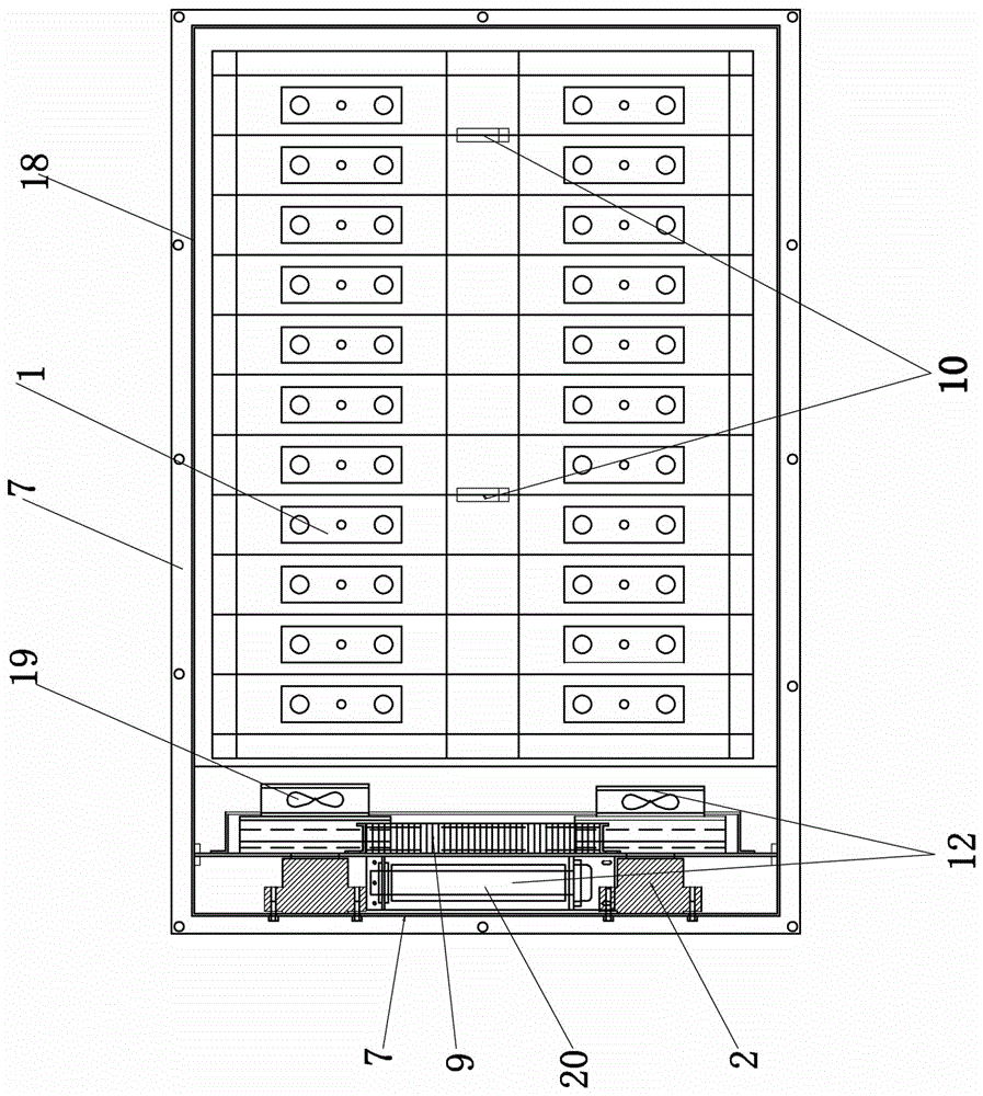 Thermal-management control apparatus of lithium power battery pack