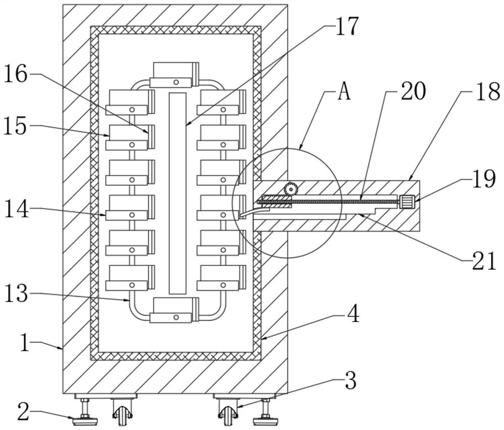 Refrigeration house type uniform-temperature intelligent fresh-keeping device and fresh-keeping method thereof