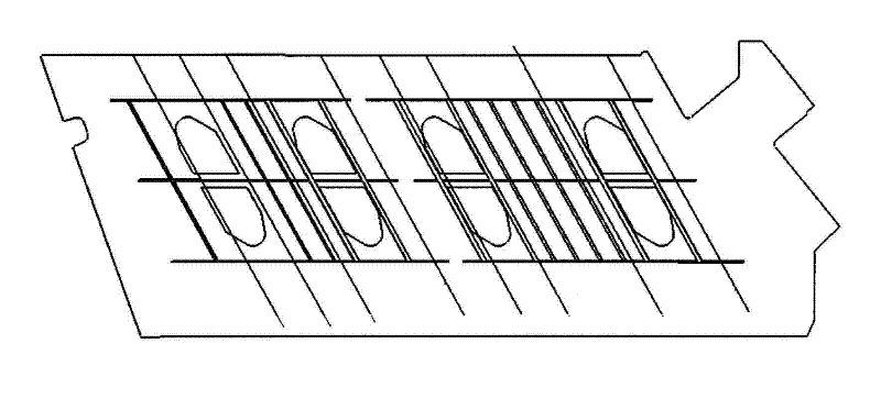 Testing method of integral panel parts with double curvatures