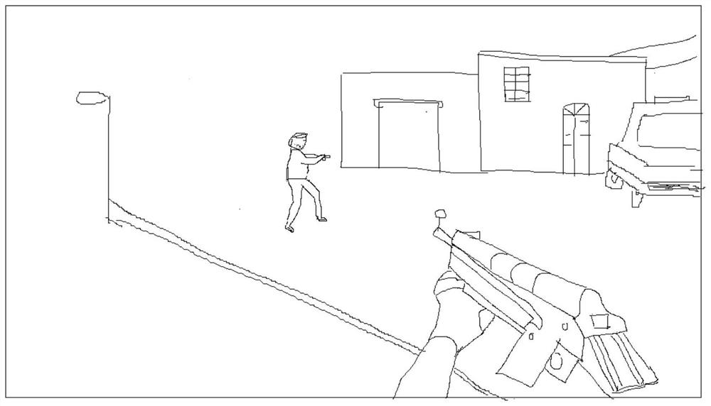 In-game aiming control method and device