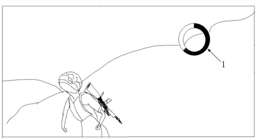 In-game aiming control method and device