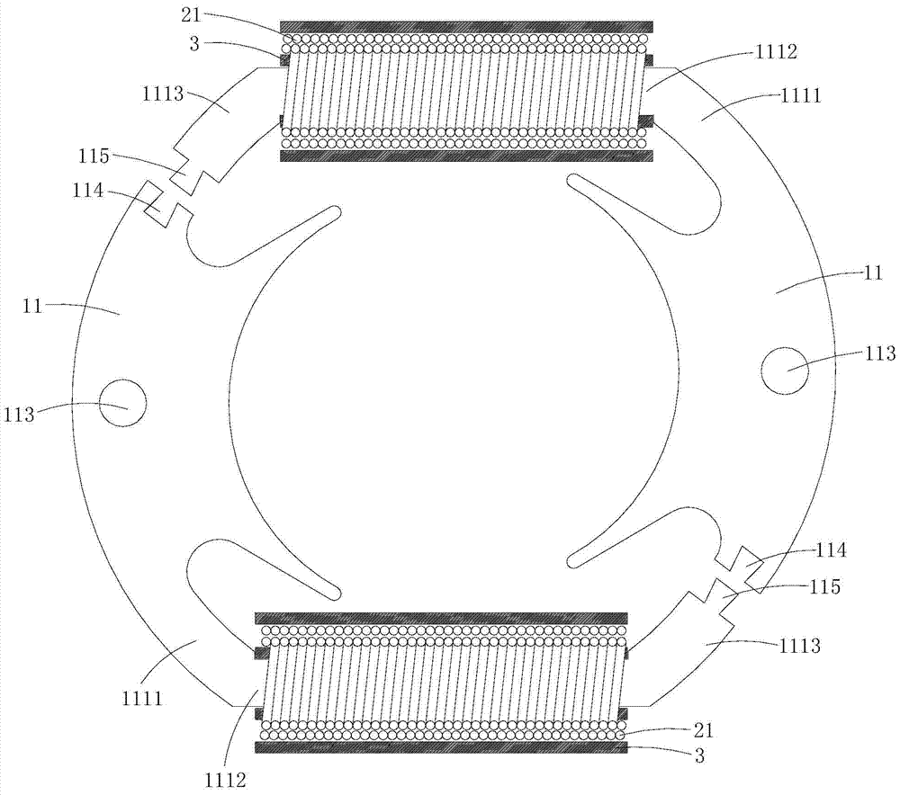 Series excitation motor and its stator core, stator and stator manufacturing method