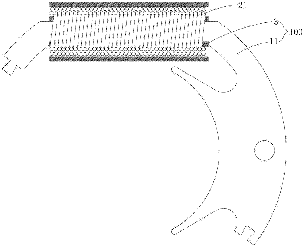 Series excitation motor and its stator core, stator and stator manufacturing method
