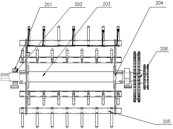 Adjusting device and adjusting method for cereal threshing cylinder concave clearance