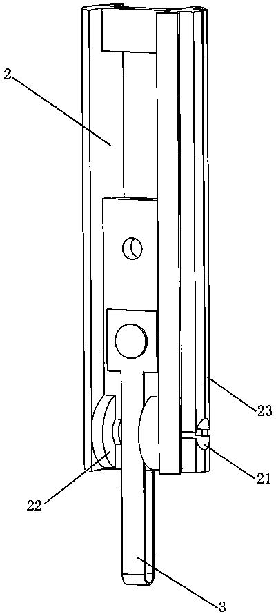 Retractable anti-theft door and window and sliding sheet assembly thereof