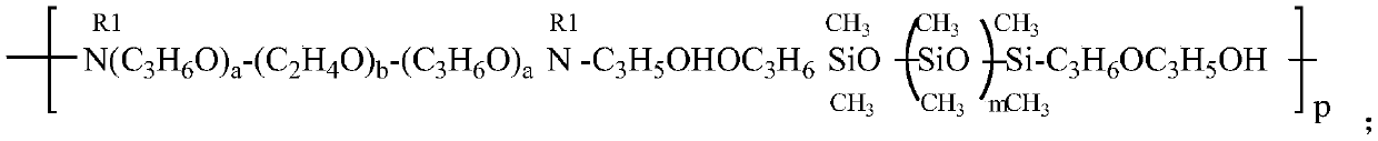 A kind of polyquaternium glucose polydimethylsiloxane polyether and its preparation method and handle finishing agent