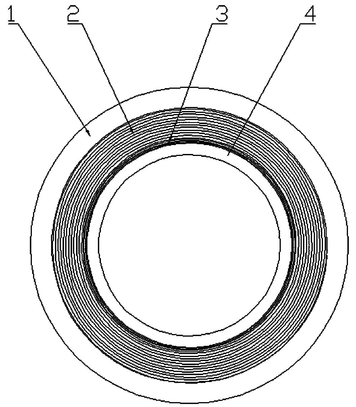 Processing method applied to flexible graphite metal wound gasket