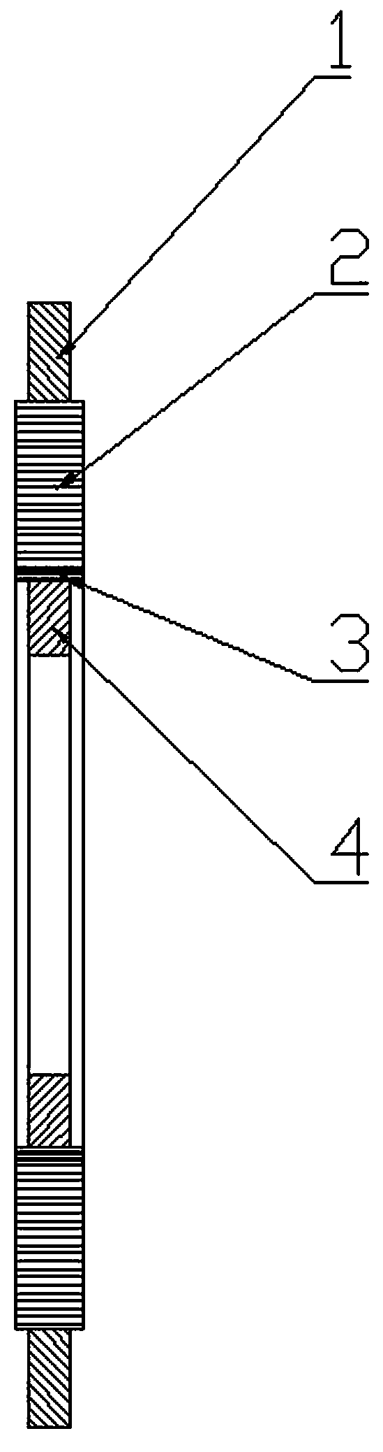 Processing method applied to flexible graphite metal wound gasket