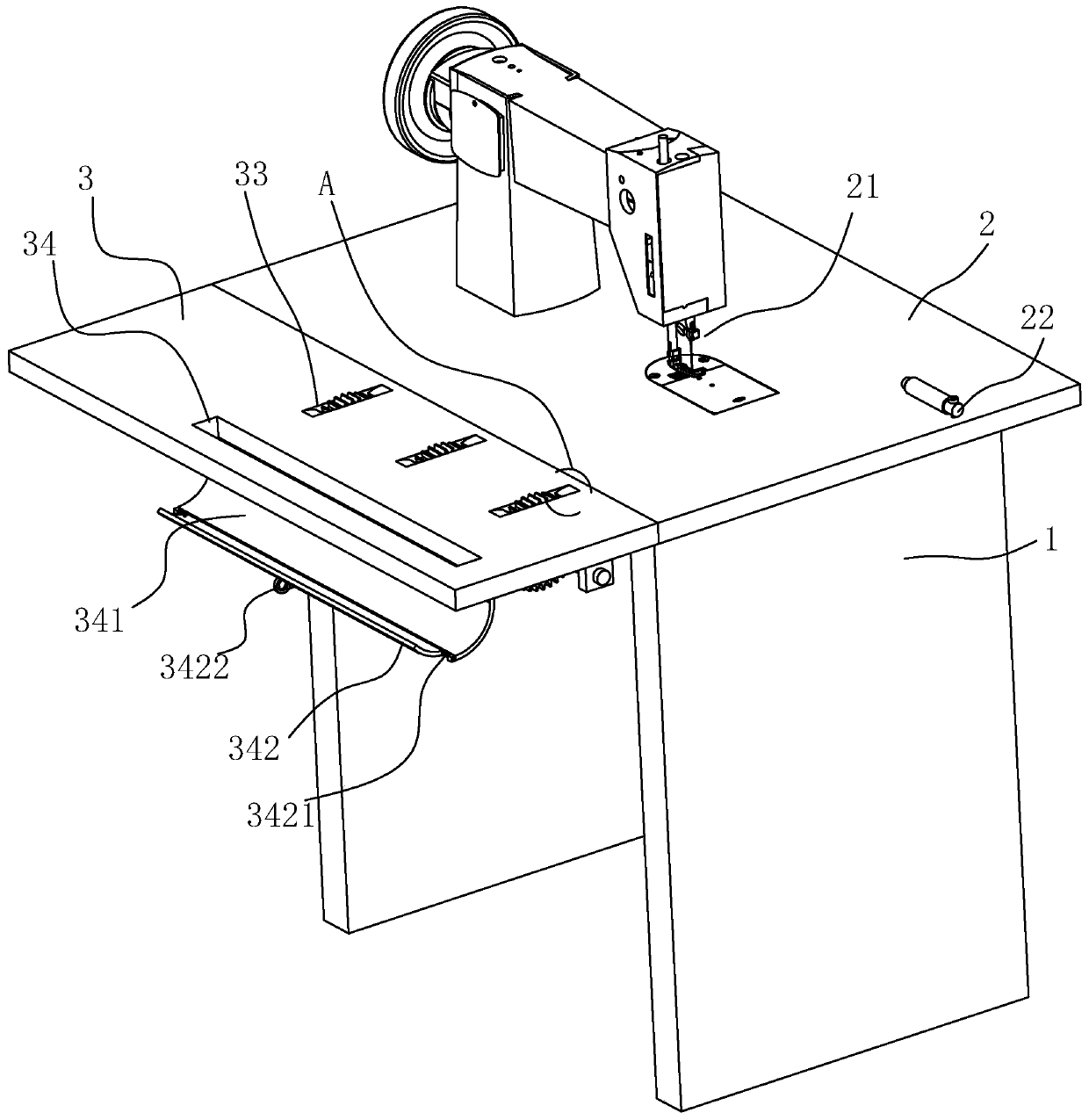 Sewing machine capable of reducing buildup
