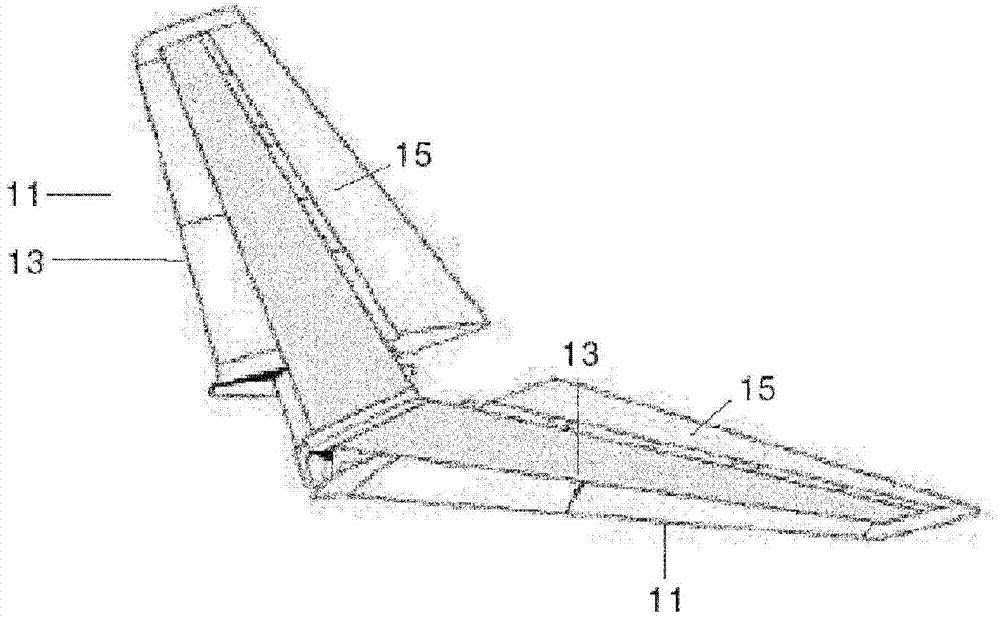 Optimized torsion box for an aircraft