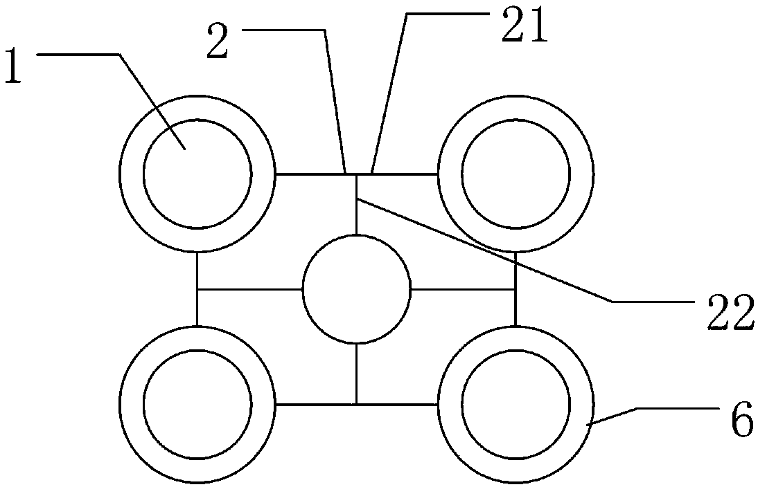 Training device used for training continuous take-off capability and use method thereof