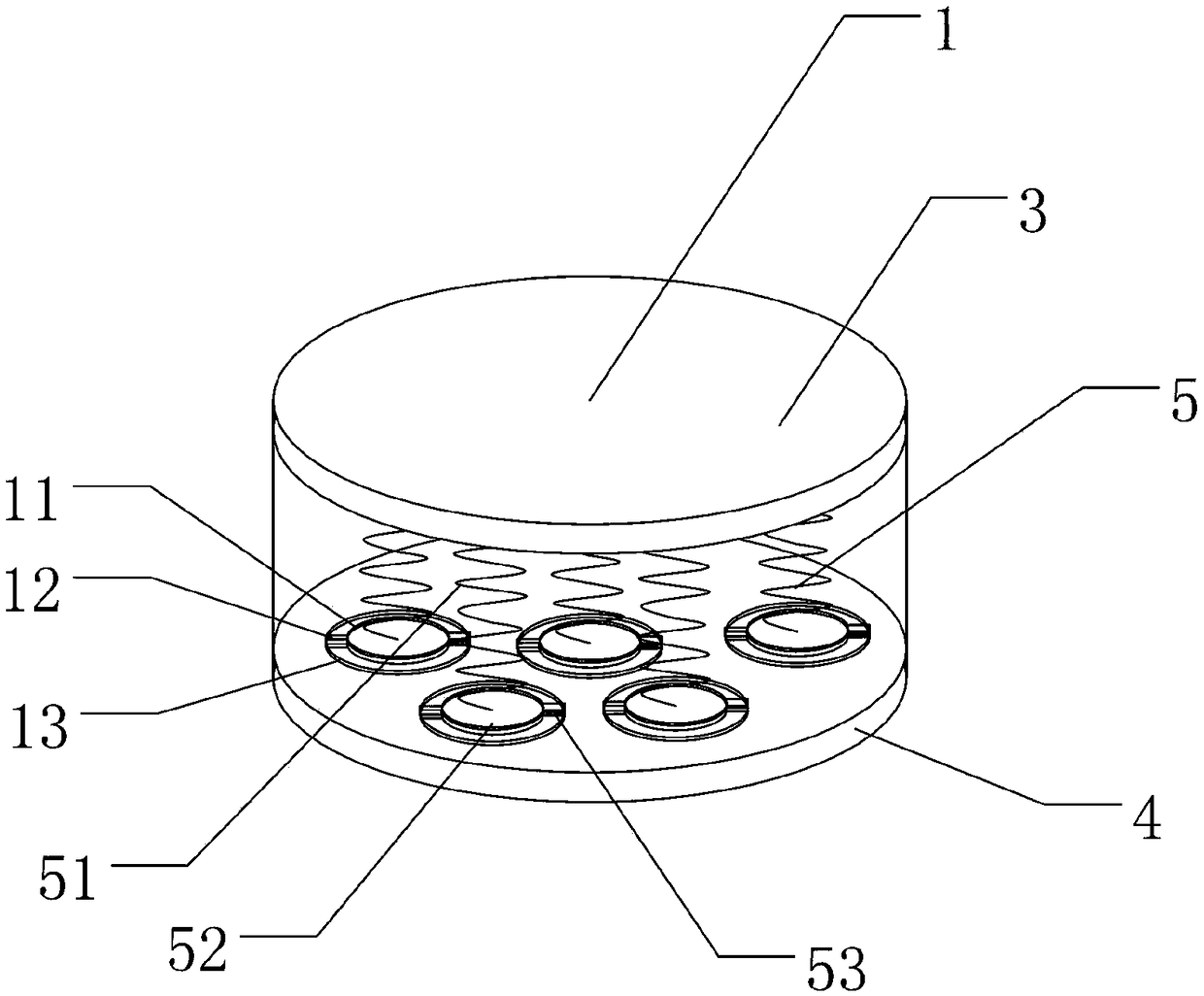 Training device used for training continuous take-off capability and use method thereof