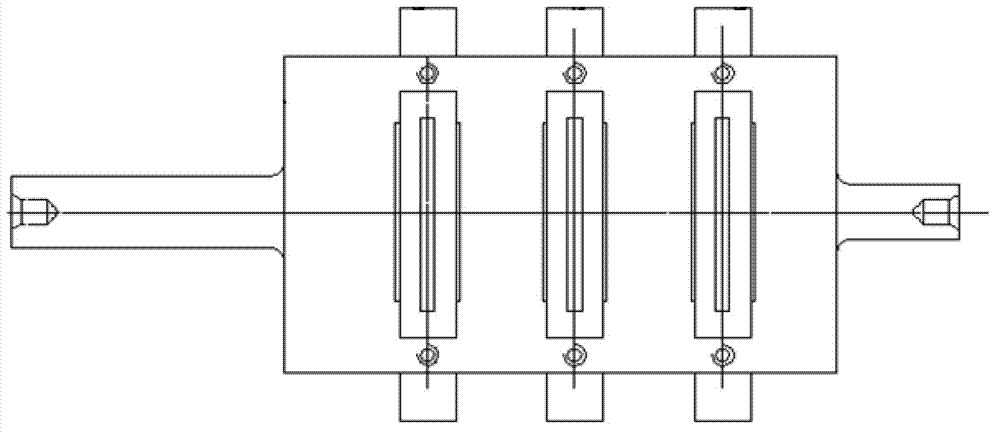 Method for quickly measuring blade surfaces by inductive measuring instrument