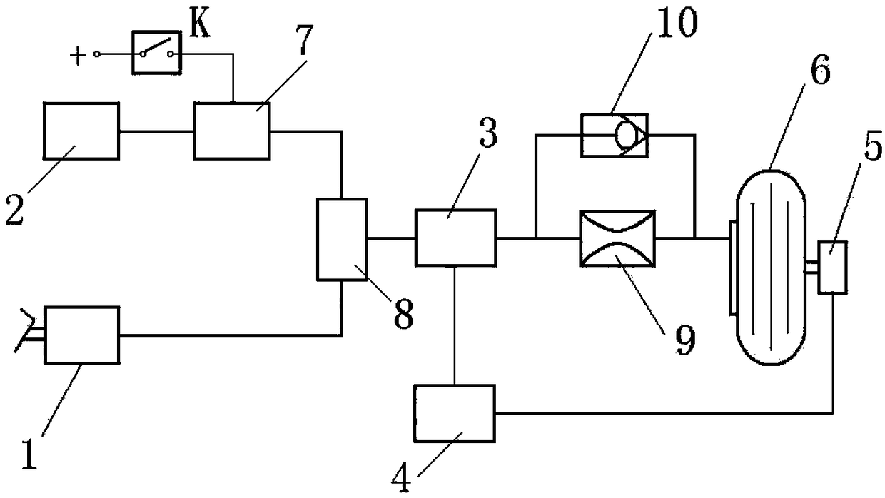 Airplane hydraulic braking system with automatic braking capacity