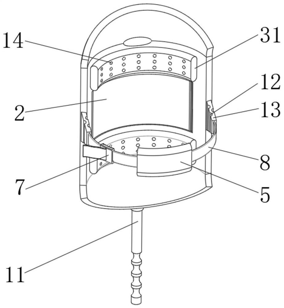 Welding mask with adjustable visual area needing to be enlarged during turning