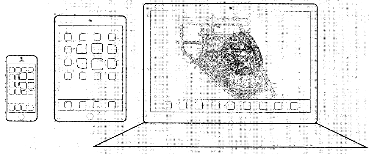 Eye movement recognition magnifier function used for electronic device